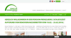 Desktop Screenshot of pension-prenzlberg.de