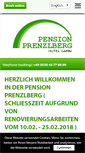 Mobile Screenshot of pension-prenzlberg.de
